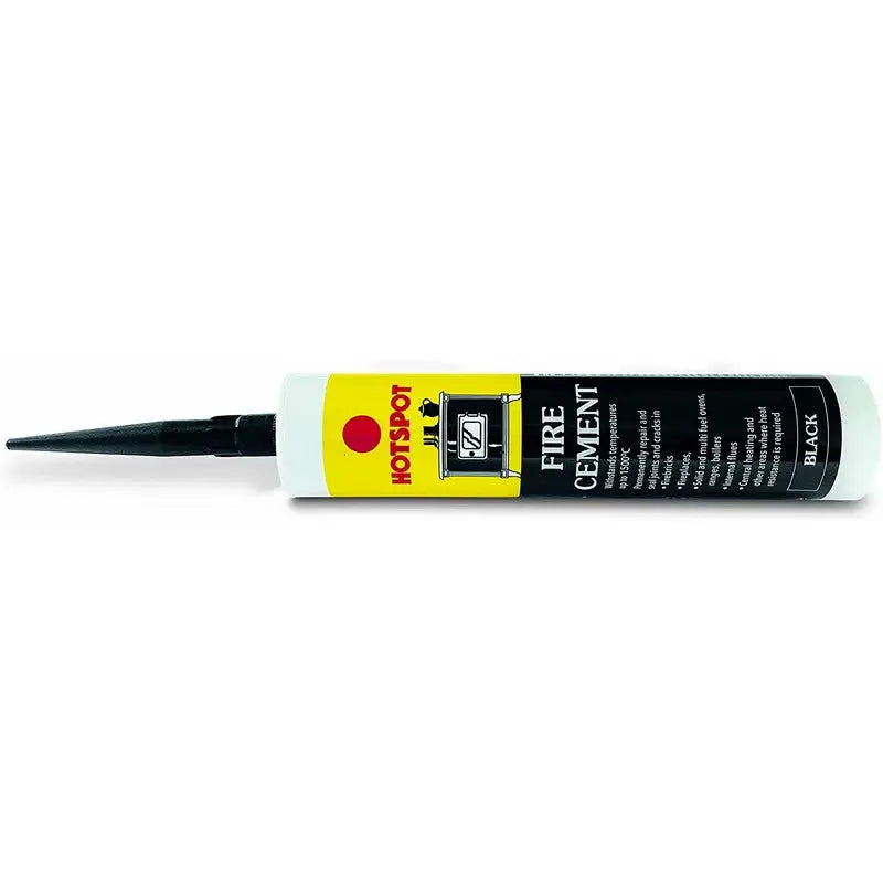 Hotspot Fire Cement Silicone Cartridge Black - 310ml - DIY
