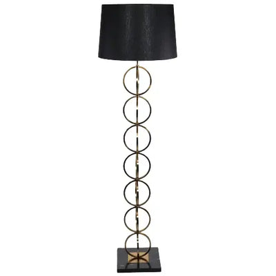Hoxton Black & Gold Floor Lamp 42 X 148cm - Lamps