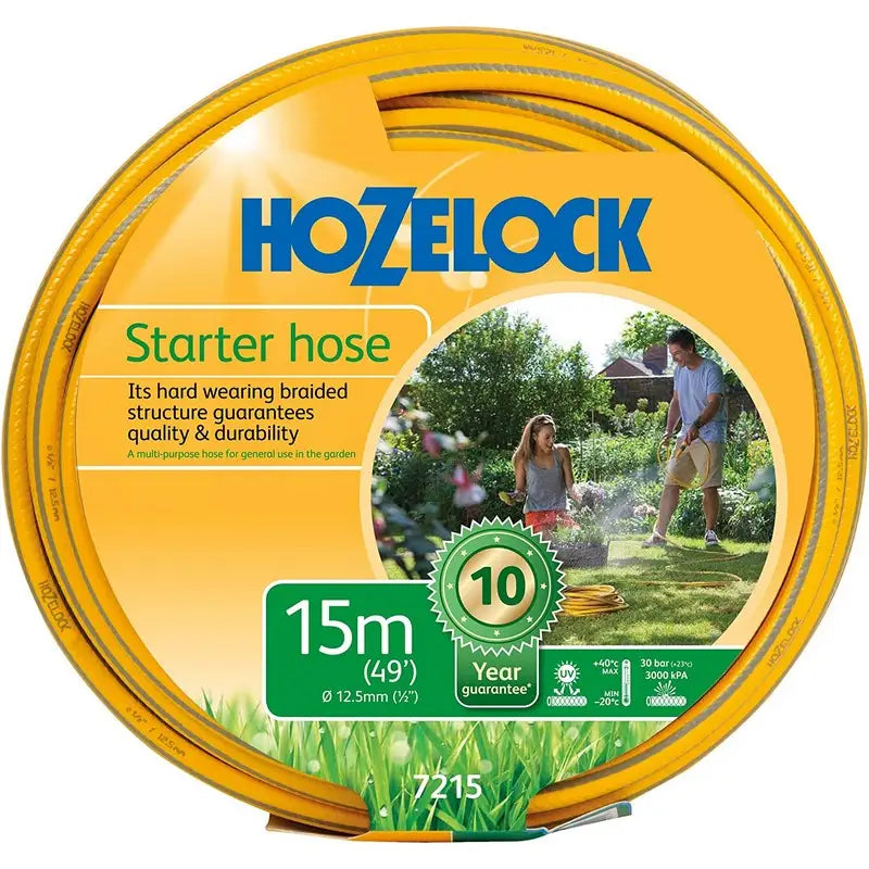 Hozelock 15m Starter Garden Hose Set - 7215 - Without