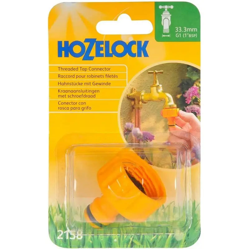 Hozelock 2158 1 Inch Bsp (33.3Mm) Threaded Tap Connector -