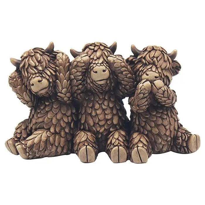 Hughie Highland Cow Decorations - Various Designs Available