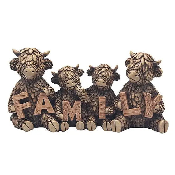 Hughie Highland Cow Decorations - Various Designs Available