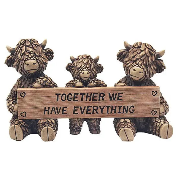 Hughie Highland Cow Decorations - Various Designs Available