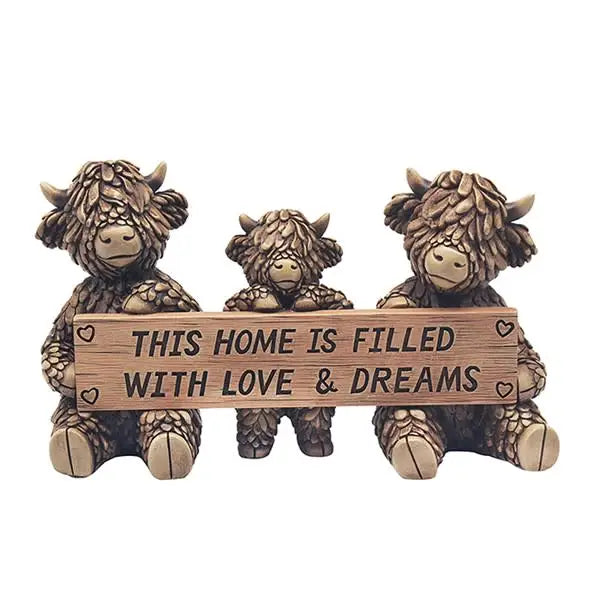 Hughie Highland Cow Decorations - Various Designs Available