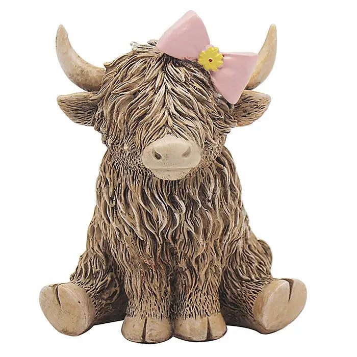 Hughie Highland Cow Decorations - Various Designs Available