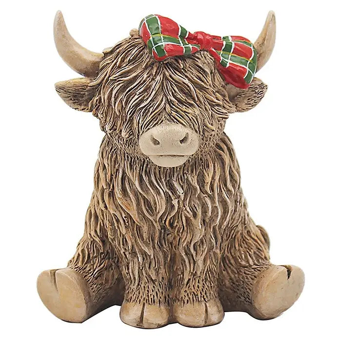 Hughie Highland Cow Decorations - Various Designs Available