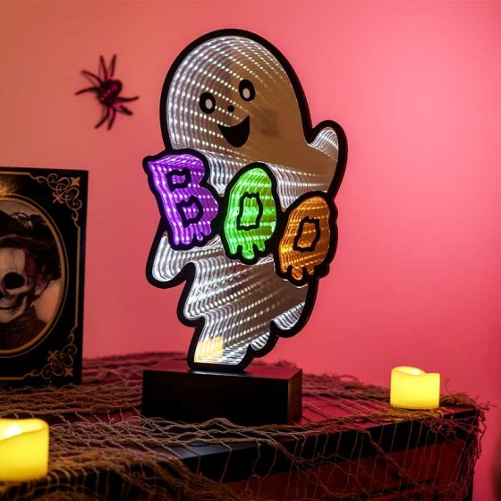 Smart Garden BooFinity Halloween Spooky Ghost Mirror 28cm