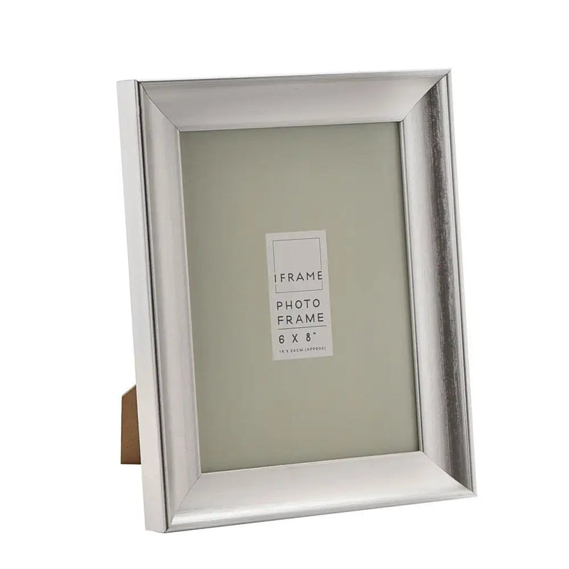 iFrame Traditional Brushed Silver - 4x6 / 5x7/ 6x8 / 8x10 -