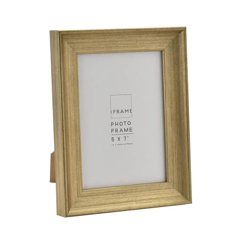 iFrame Traditional Profile Brushed Gold - 4x6 / 5x7 / 8x6 /