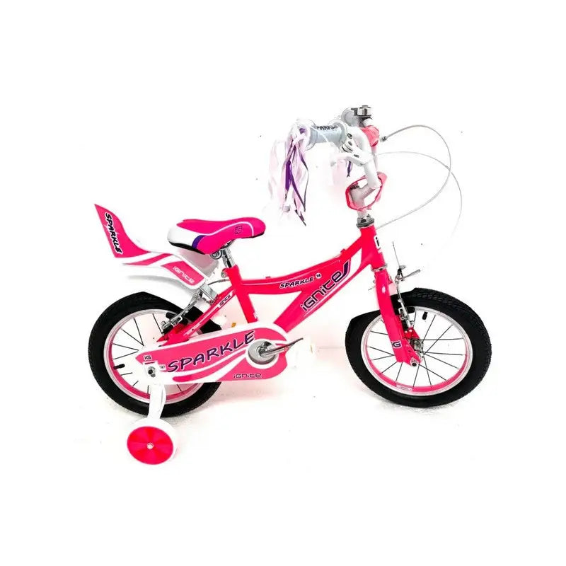 Ignite Sparkle Girls Pink Bike - 14 - 20 Inch Available