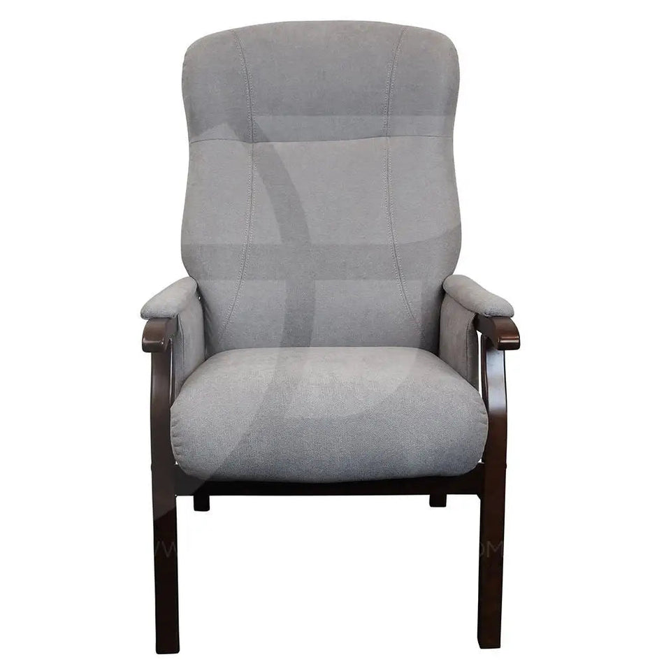 Image Brandon Orthopaedic Fabric Arm Chair - Light Grey -