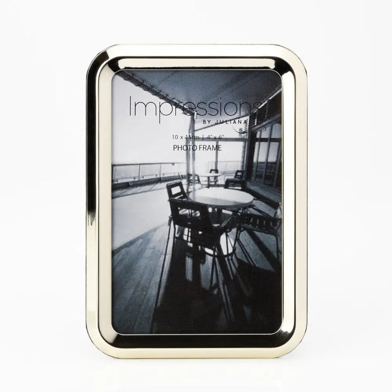 Impressions Gold Finish Frame 4 X 6 - Picture Frames