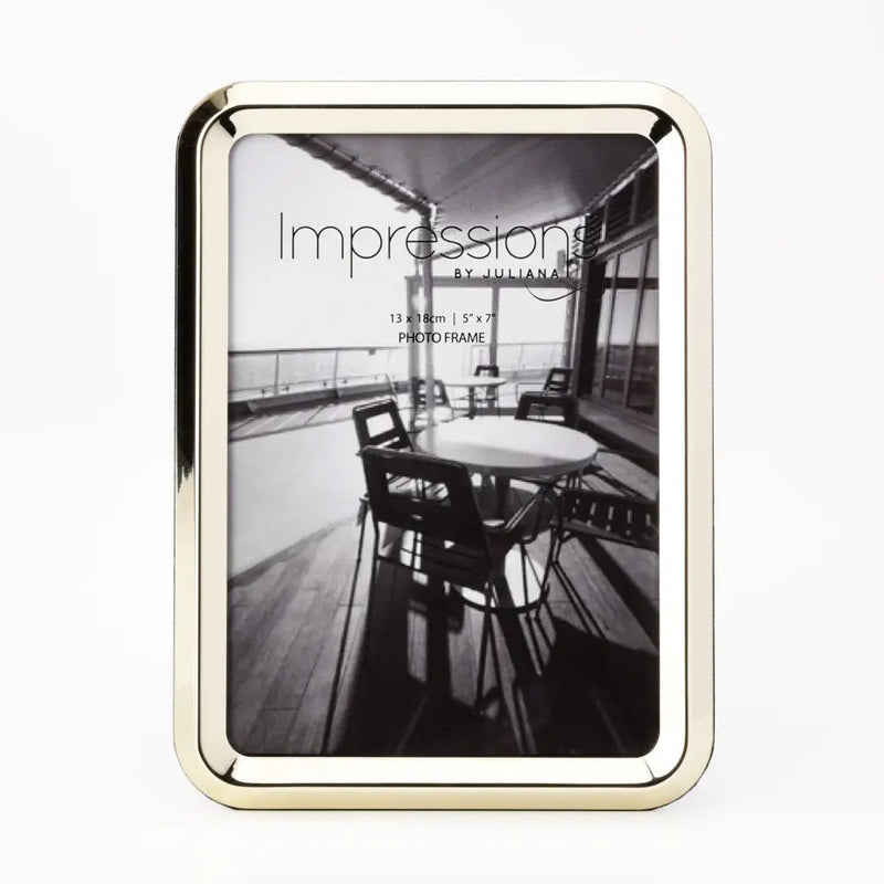 Impressions Gold Finish Frame 5 X 7 - Picture Frames