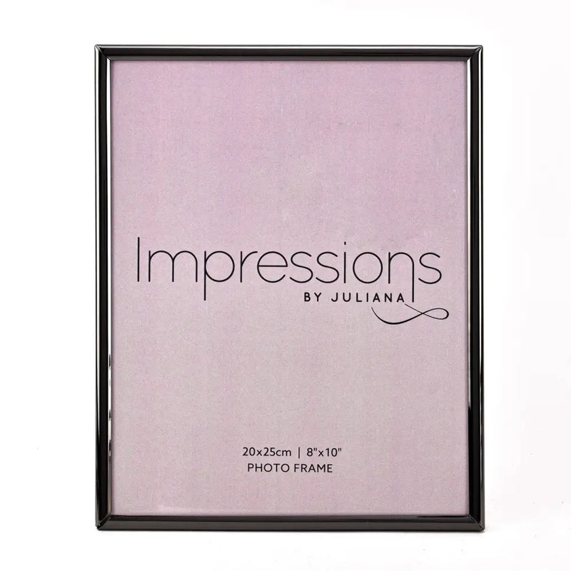 Impressions Thin Profile Pewter Finish Photo Frame
