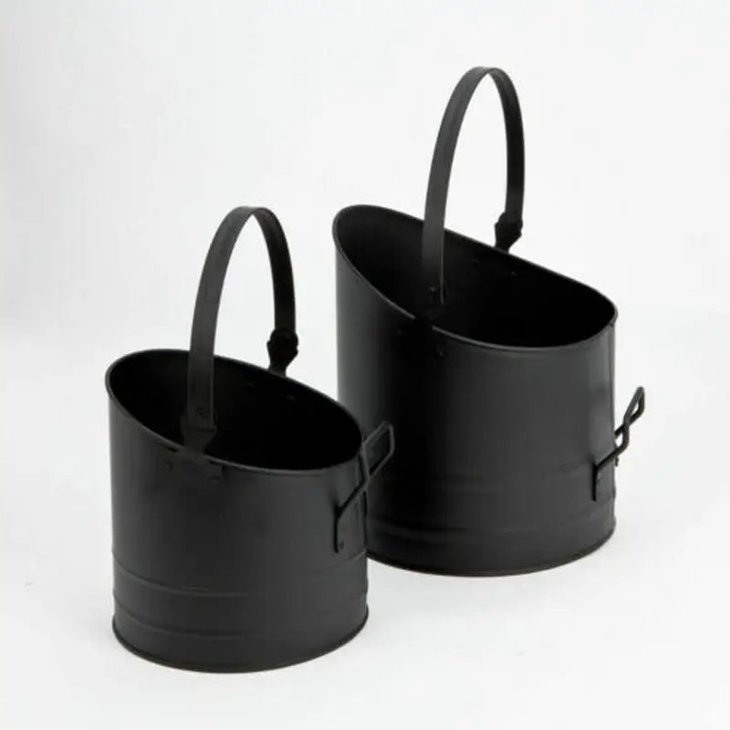 Inglenook Coal06 Black Wide Necked Coal Hod Fire Bucket