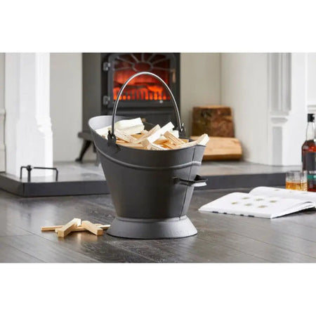 Inglenook Fire 122 Black Coal Waterloo Bucket Black Handles