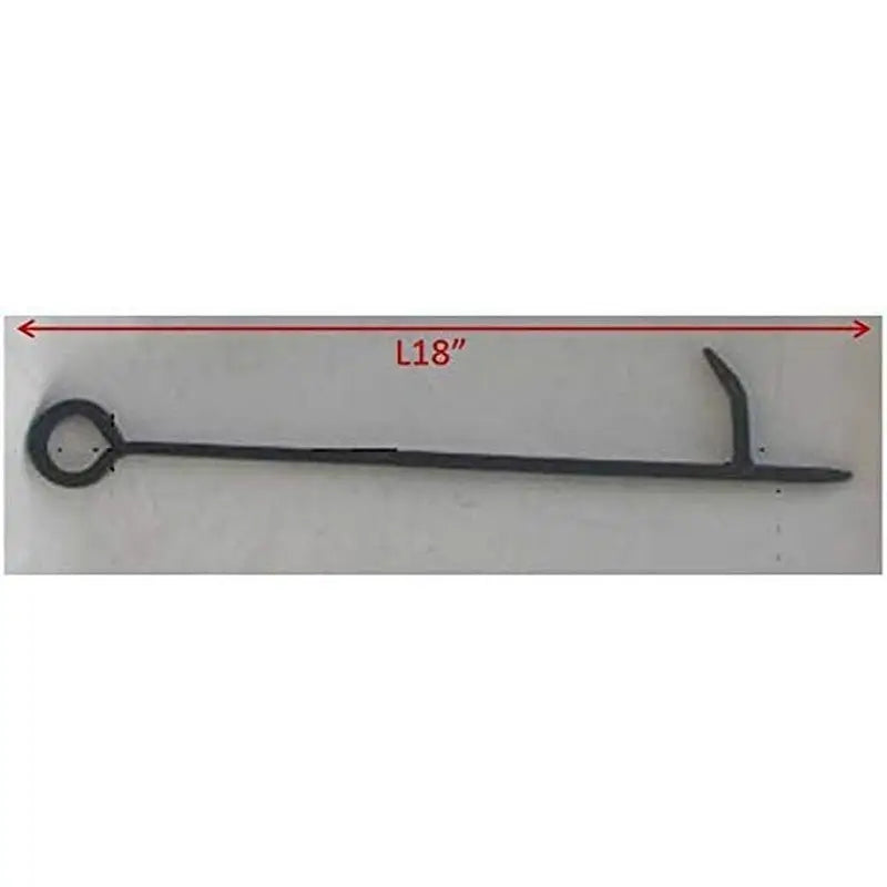 Inglenook Fire 135 Loop Handle Single Black Poker With Log