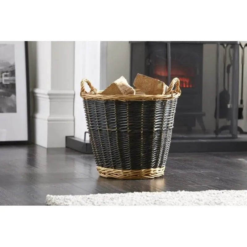 Inglenook Fire 165 Two-Tone Log Basket - Fireside