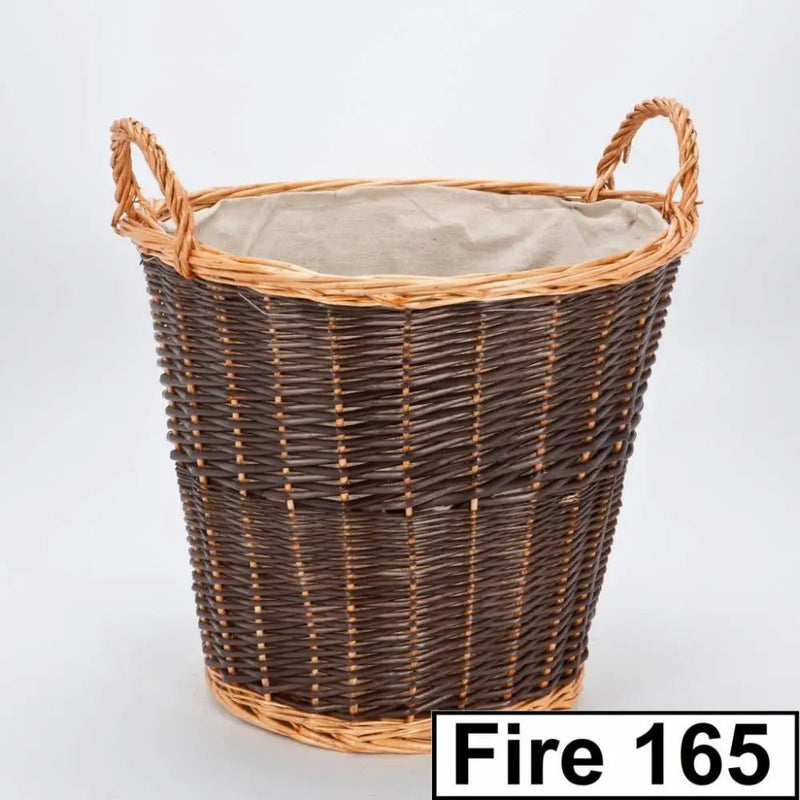 Inglenook Fire 165 Two-Tone Log Basket - Fireside