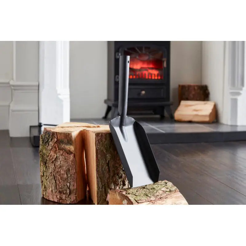 Inglenook Fire 80 Coal Shovel All Metal 5 Black - Fireside
