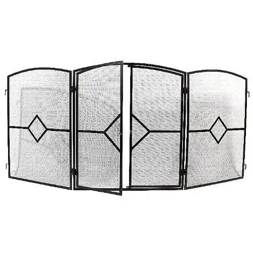 Inglenook ING023 Folding Fire Screen Diamond Pattern -