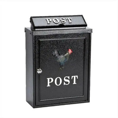Inglenook Post33 Rooster Post Mail Box - Fireside