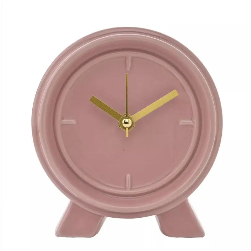 Interval Ceramic Mantle Clock - 13x14cm - Homeware >>