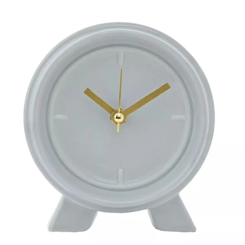 Interval Ceramic Mantle Clock - 13x14cm - Homeware >>
