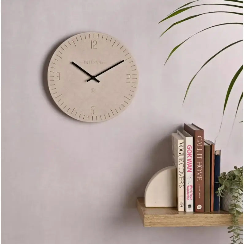 Interval Resin Wall Clock 30cm - Homeware >> Clocks >> Wall