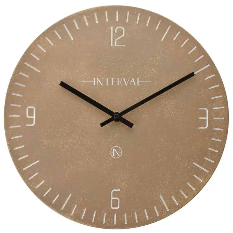 Interval Resin Wall Clock 30cm - Mushroom - Homeware >>