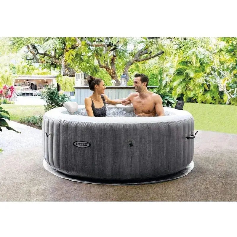 Intex Greywood Deluxe Purespa Hot Tub Including Head Rest