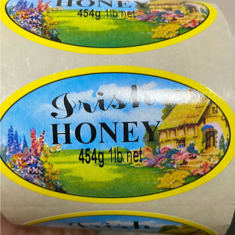 Irish Honey Labels 100pk 454g / 1lb - (Bee Keeping