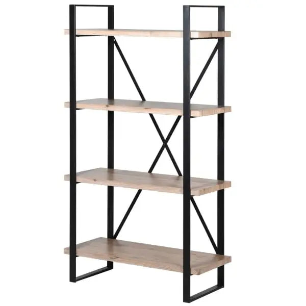 Iron & Mdf Shelving Unit 1.6M - Homeware