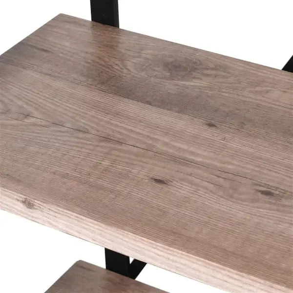 Iron & Mdf Shelving Unit 1.6M - Homeware