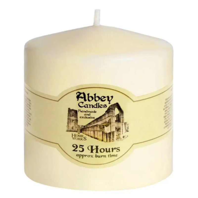 Ivory Church Candle 8 x 8cm - Candles