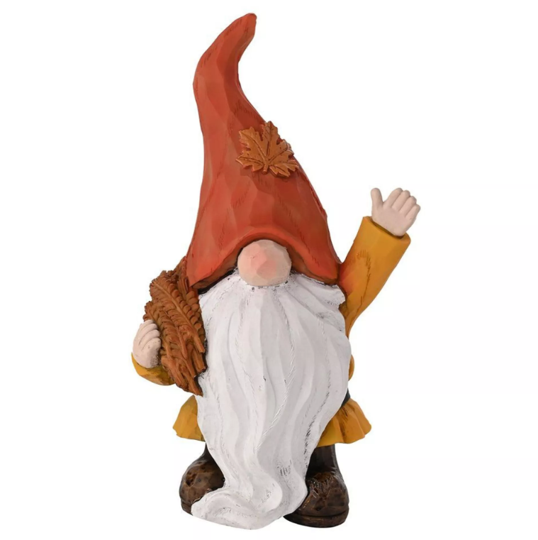 Country Living Autumn Gonk Holding Wheat