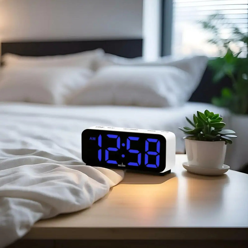 Jaxon LED Colour Change Alarm Clock - Homeware >> Clocks >>