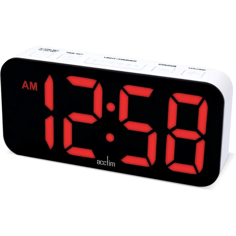 Jaxon LED Colour Change Alarm Clock - Homeware >> Clocks >>