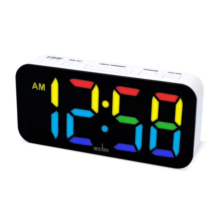 Jaxon LED Colour Change Alarm Clock - Homeware >> Clocks >>