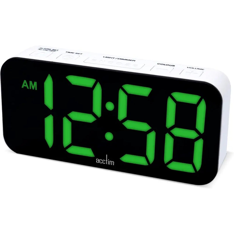 Jaxon LED Colour Change Alarm Clock - Homeware >> Clocks >>