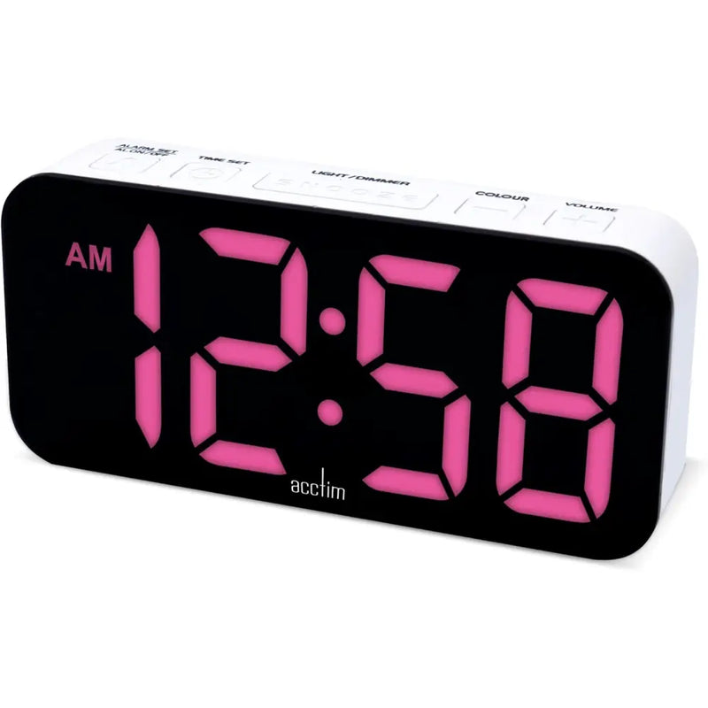 Jaxon LED Colour Change Alarm Clock - Homeware >> Clocks >>