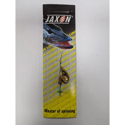 Jaxon Reder Minnow Mapso Spinner Gold Red & Black - Size 1