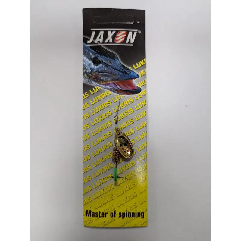 Jaxon Reder Minnow Mapso Spinner Gold Red & Black - Size 1