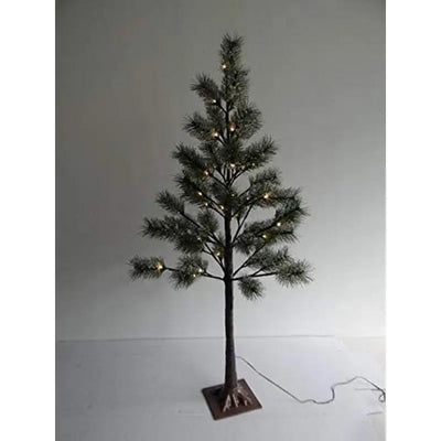 Jingles 1.2M Frozen Pine Static Leds - 48Pk Warm White - 4Ft