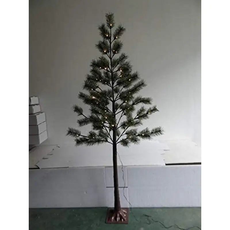 Jingles 1.8M Frozen Pine Static Leds - 96Pk Warm White - 6Ft