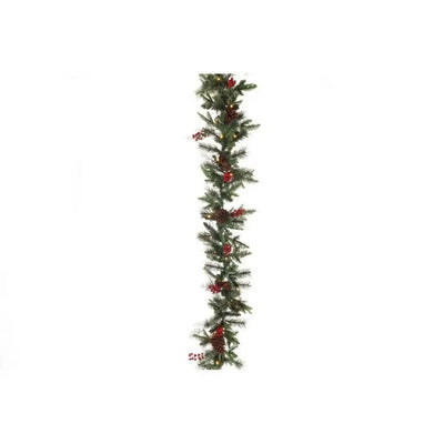 Jingles 180cm Garland 30 Led Lights Berries & Cones -