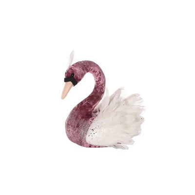 Jingles 27cm Purple Swan - Christmas