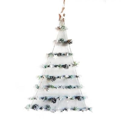 Jingles Wooden Hanging Tree 84cm - Christmas