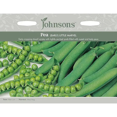 Johnsons F&V Seeds - Pea Little Marvel - Type V - Gardening