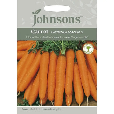 Johnston F&V Seeds - Carrot Amsterdam Forcing 3 - Type V